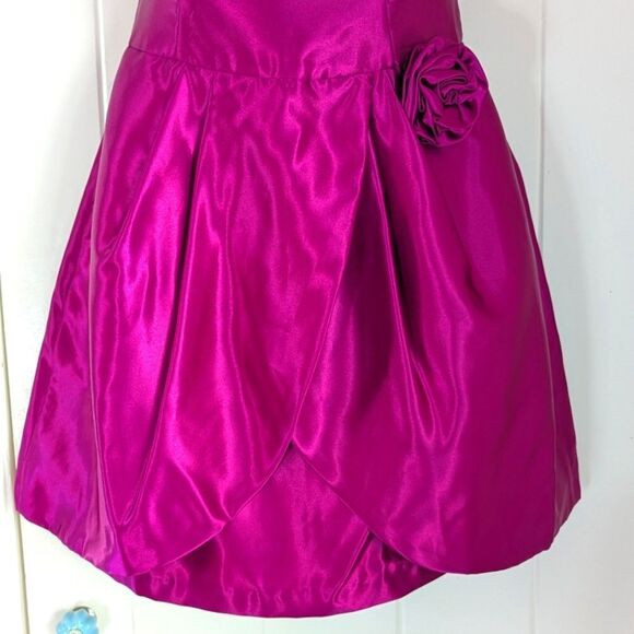 Jessica McClintock Gunne Sax Mini Dress Retro Glam Fairy Barbiecore Maximalist 3 - Picture 4 of 8